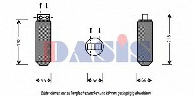 AKS DASIS 800820n -  Осушитель, кондиционер